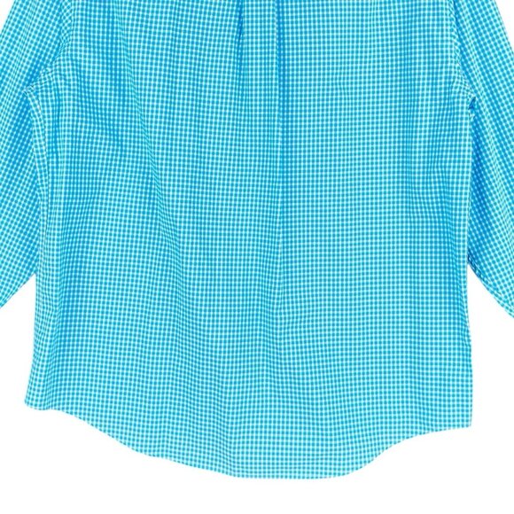 Jos. A. Bank Men's Executive Collection Button Down Plaid Teal Shirt Size L NWOT - Picture 8 of 11